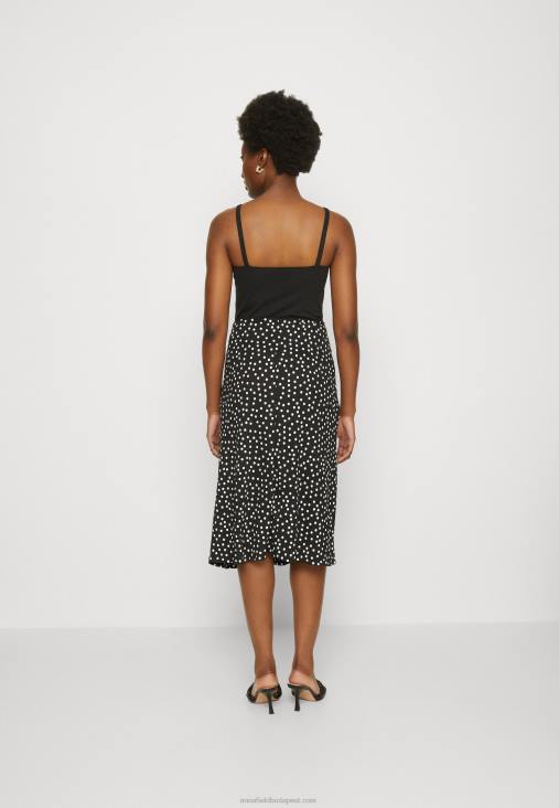 Anna Field nők egy vonalú szoknya fekete RTVD790