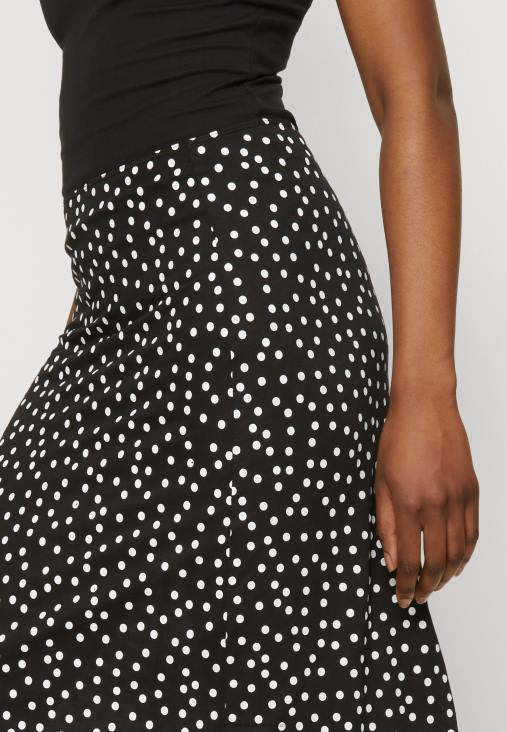 Anna Field nők egy vonalú szoknya fekete RTVD790