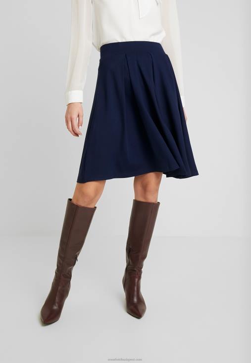 Anna Field nők egy vonalú szoknya tengeri kék RTVD772