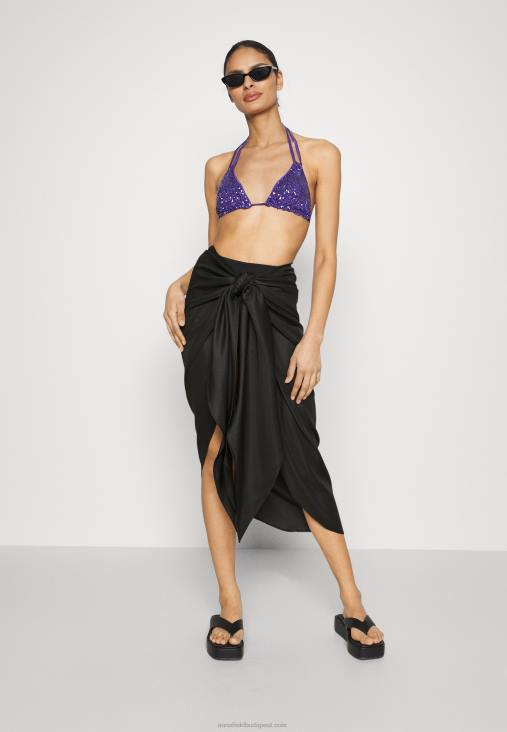 Anna Field nők geo print sarong 917 sokszínű bundszoknya 802 fekete RTVD815