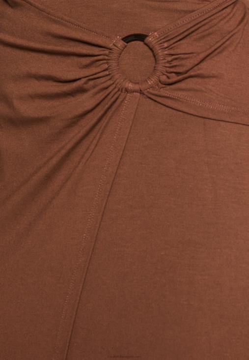 Anna Field nők pakolásszoknya sötétbarna RTVD814