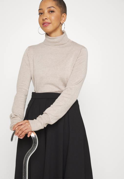 Anna Field nők redős szoknya fekete RTVD779