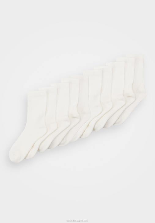 Anna Field nők 10 csomag törtfehér zokni RTVD1122
