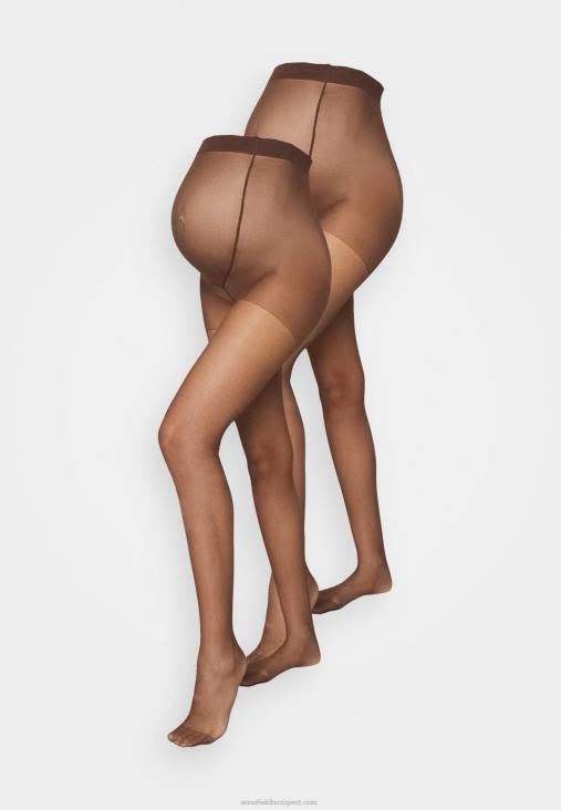 Anna Field nők 20 den 2 csomagos harisnyanadrág sötétbarna RTVD1100