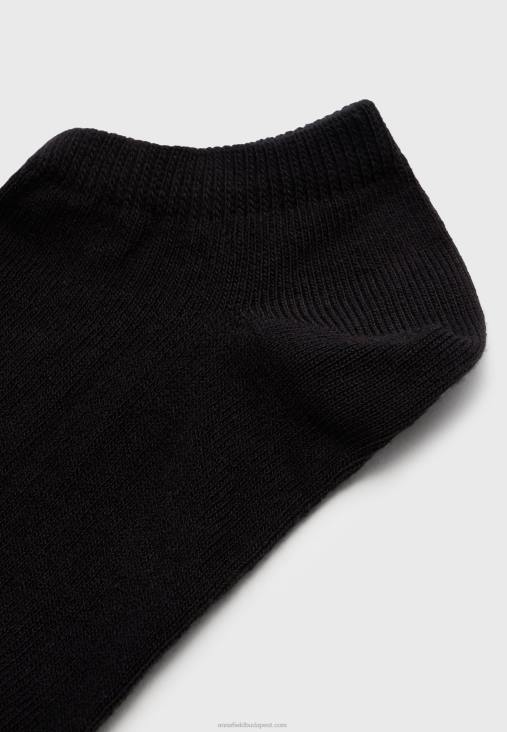 Anna Field nők 8 csomag fekete zokni RTVD1132