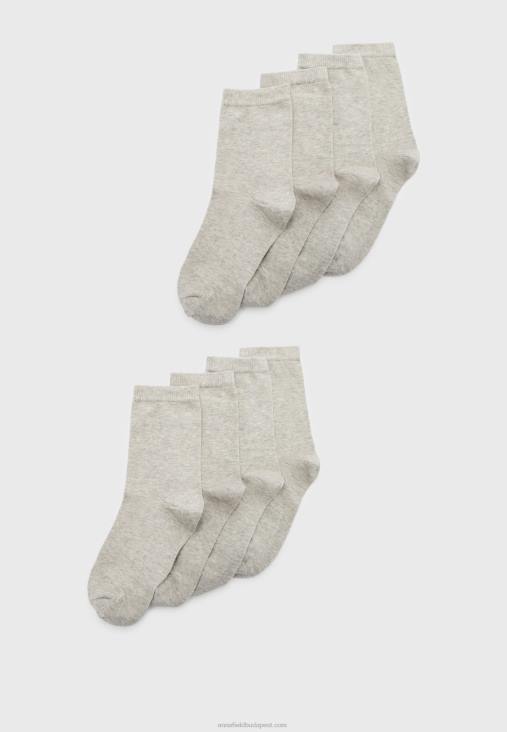 Anna Field nők 8 csomag szürke zokni RTVD1141