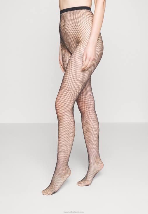 Anna Field nők csillogó harisnyanadrág 2 csomagos harisnya fekete RTVD1112